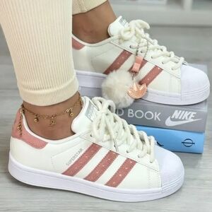 Adidas Superstar II in Wonder White Ambient Blush Limited Edition